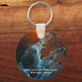 Säulen der Schaffung James Webb Weltraumteleskop Schlüsselanhänger (Vorderseite)