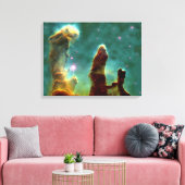 Säulen der Schaffung Leinwanddruck (Insitu (Wohnzimmer))