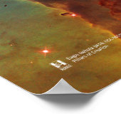 Säulen der Schöpfung. Adlernebel - Hubble Poster (Ecke)