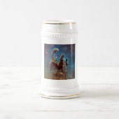 Säulen der Schöpfung, Adlernebel Hubble Space Bierglas (Mittel)
