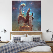 Säulen der Schöpfung, Adlernebel Hubble Space Leinwanddruck (Insitu (Schlafzimmer))
