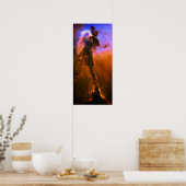 Säulen der Schöpfung Adlernebel Raumbild Poster (Küche)