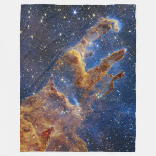 Säulen der Schöpfung Adlernebel Webb-Teleskop Fleecedecke