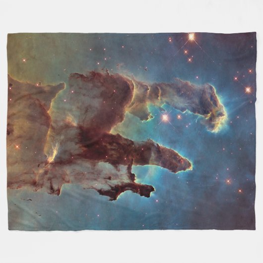 Säulen der Schöpfung Fleecedecke (Vorderseite (Horizontal))