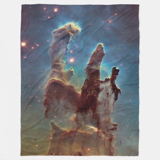 Säulen der Schöpfung groß Fleecedecke (Vorderseite)