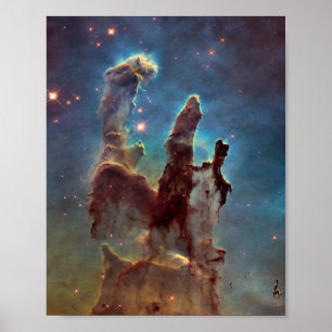 Säulen der Schöpfung — Hubble 2014 Poster