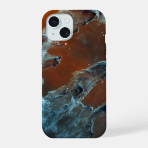 Säulen der Schöpfung im mittleren Infrarot. iPhone 15 Hülle