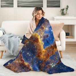 Säulen der Schöpfung James Webb Hi-Res 2022 Fleecedecke