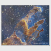 Säulen der Schöpfung James Webb Hi-Res 2022 Geschenkpapier (Flach)