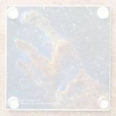 Säulen der Schöpfung James Webb Hi-Res 2022 Glasuntersetzer (Rückseite)