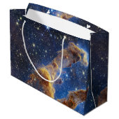 Säulen der Schöpfung James Webb Hi-Res 2022 Große Geschenktüte (Rückseite Schrägansicht)