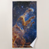 Säulen der Schöpfung James Webb Hi-Res 2022 Strandtuch (Vorderseite)