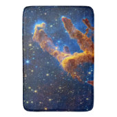 Säulen der Schöpfung - James Webb NIRCam Astronomi Badematte (Vorderseite Vertikal)