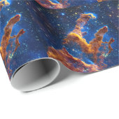 Säulen der Schöpfung - James Webb NIRCam Astronomi Geschenkpapier (Rolleneckpunkt)