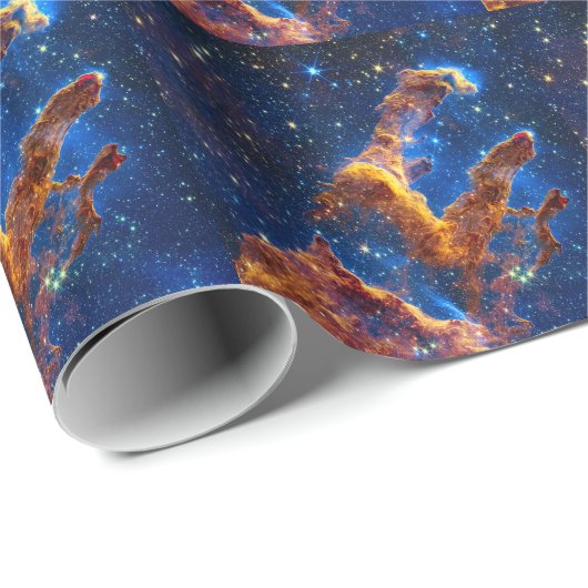 Säulen der Schöpfung - James Webb NIRCam Astronomi Geschenkpapier (Rolleneckpunkt)