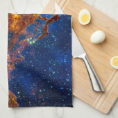 Säulen der Schöpfung - James Webb NIRCam Astronomi Geschirrtuch (Viertel Falte)