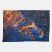 Säulen der Schöpfung - James Webb NIRCam Astronomi Geschirrtuch (Horizontal)