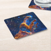 Säulen der Schöpfung - James Webb NIRCam Astronomi Rechteckiger Pappuntersetzer (angewinkelt)