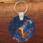 Säulen der Schöpfung - James Webb NIRCam Astronomi Schlüsselanhänger (Vorderseite)