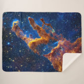 Säulen der Schöpfung - James Webb NIRCam Astronomi Sherpadecke (Vorderseite (Horizontal))