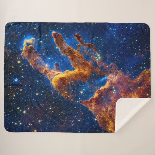 Säulen der Schöpfung - James Webb NIRCam Astronomi Sherpadecke (Vorderseite (Horizontal))