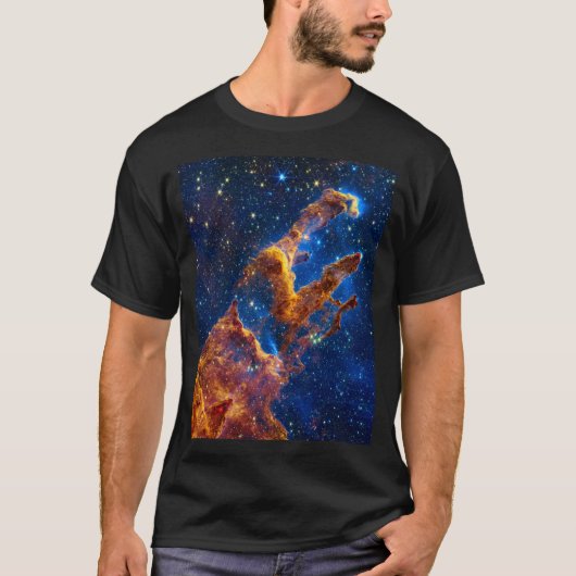 Säulen der Schöpfung - James Webb NIRCam Astronomi T-Shirt (Vorderseite)