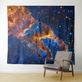 Säulen der Schöpfung - James Webb NIRCam Wandteppich (Beispiel (Horizontal))