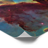 Säulen der Schöpfung M16 Adlernebel WeltraumFoto Poster (Ecke)