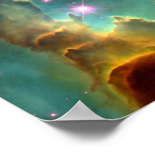 Säulen der Schöpfung Poster (Ecke)