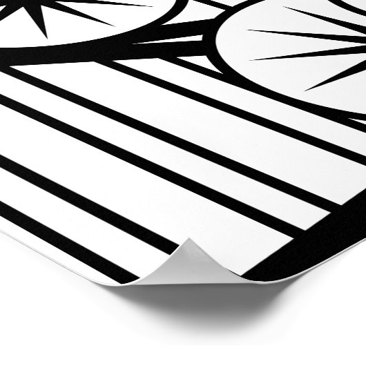 Säulen der Schöpfung Poster (Ecke)