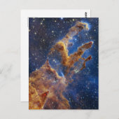 Säulen der Schöpfung sehen aus wie T-Rex Postkarte (Vorne/Hinten)