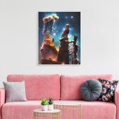 Säulen der Schöpfungsidee Leinwanddruck (Insitu (Wohnzimmer))