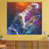 Säulen des Adlernebels M16 NGC 6611 JWT Leinwanddruck (Insitu (Wohnzimmer))