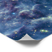 Säulen des Adlernebels M16 NGC 6611 JWT Poster (Ecke)