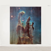 Säulen des Fotos "Vertikale Raumfahrt" Wandteppich (Vorderseite)