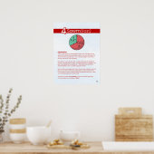 Säulen des Islam - Sawm (Fasten) Rot Poster (Küche)