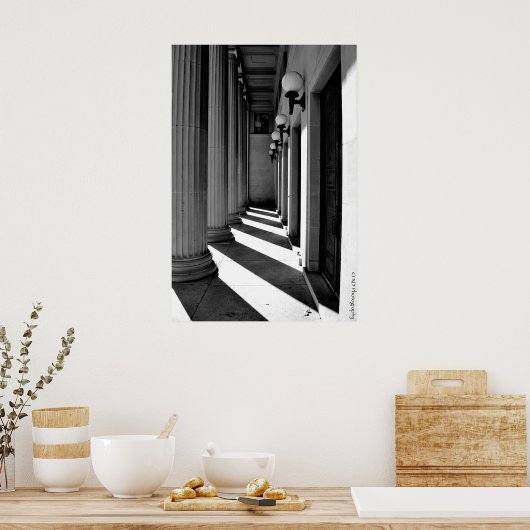 Säulen des Lichts Poster (Küche)