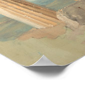 Säulen des Parthenon, Athen, Berühmtes Gemälde Poster (Ecke)