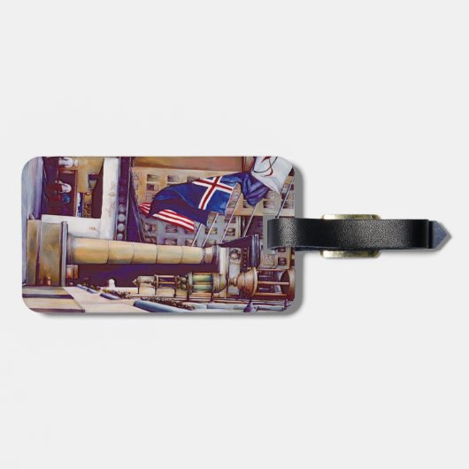 Säulen des Plaza Gepäckanhänger (Rückseite horizontal)