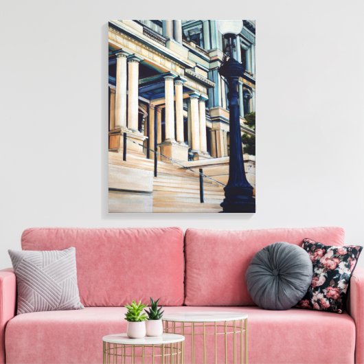 Säulen des Powers, Washington DC Leinwanddruck (Insitu (Wohnzimmer))