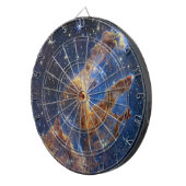 Säulen des Schöpfungsadlernebels Webb Teleskop Dartscheibe (Vorderseite rechts)