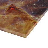 Säulen des Schöpfungsadlernebels Webb Teleskop Schneidebrett (Ecke)