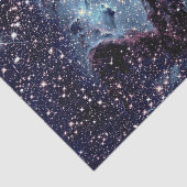 Säulen des Schöpfungsnebels blaues Schiefertafel Seidenpapier