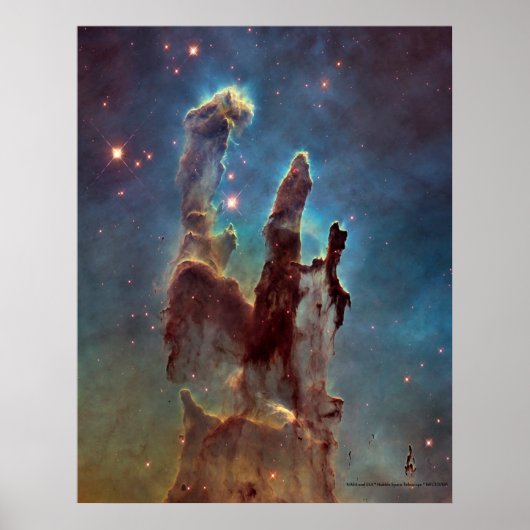 Säulen des Schöpfungspapiers Poster (Vorne)