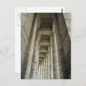 Säulen des Vatikans Postkarte (Vorne/Hinten)