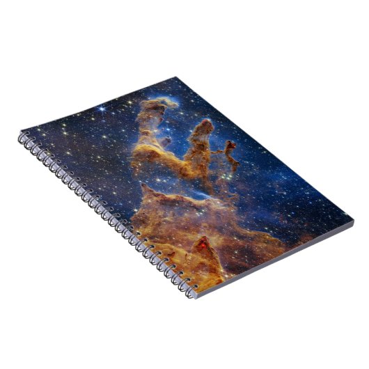 Säulen Erstellung Webb Space Telescope Science nas Notizblock (Rechte Seite)