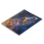 Säulen Erstellung Webb Space Telescope Science nas Notizblock (Linke Seite)