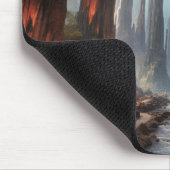 Säulen und Menschen Mousepad (Ecke)