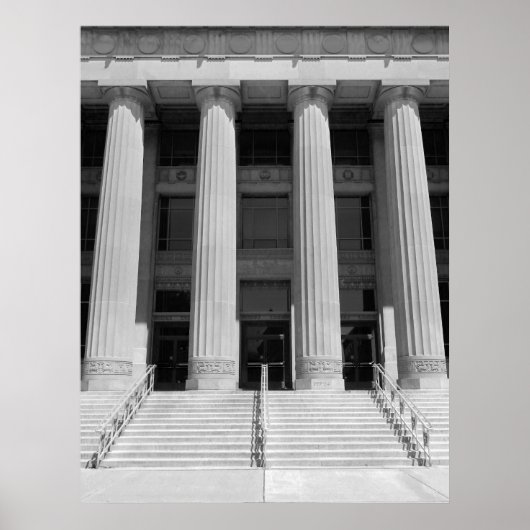 Säulen von Angel Hall Poster (Vorne)