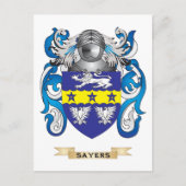 Säulenmatte (Familienwappen) Postkarte (Vorderseite)